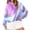 Blue, variant on Bovemsi Sweatshirt for Women Women's Hooded With Gradient Print Fashion Sportswear Long Sleeved Pullover Top Comfort Hoodie