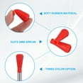 thumbnail image 3 of Uxcell Soft Rubber Arrowhead, Safety Archery Arrow Tips Practice Tips Broad Heads Replacements Arrow Points for Hunting Outdoor Archery Game Red, 3 of 5