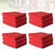 thumbnail image 4 of Toalla para platos de descontaminación fuerte de 12 piezas Toalla de limpieza de microfibra antiadherente para el hogar para la cocina (rojo), 4 of 5