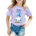 thumbnail image 5 of LRen Girls Easter Shirts Size 7/8 3d Prints Short Sleeve Tee for Toddler Cute Easter's Day Vacation Tops Tee for Boys & Girls, 5 of 5