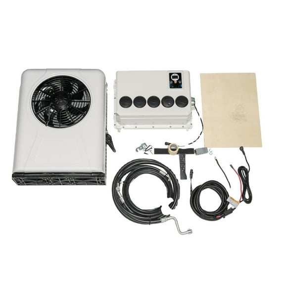 Electric Truck Car Split Air Conditioner ,12V Parking Air Conditioning 24V For RV Tractor Camper Van Motorhome ,Efficient Cooling