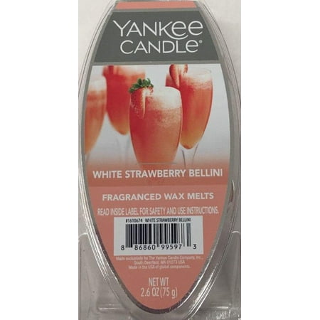 Yankee Candle Wax Melts, White Strawberry Bellini