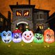 thumbnail image 3 of Payaso pirata pirata inflable de Halloween, LED, de DomKom, 2,4 m, 3 of 7