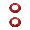 thumbnail image 2 of Transemion 5M Line Car Van Interior Decor Red Point Edge Gap Door Panel Molding N red 2Set, 2 of 6