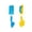 Blue, variant on Children's Snow Brick Maker 4 Piece Set Shovels Leveler for Outdoor Winter Play Boys Girls