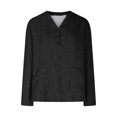 thumbnail image 4 of 2025 New Fashion Plus Size 2024 European And American Fall And Winter New Long-sleeved Knitted Fashion Solid Color T-shirt For Women Long-sleeved V-neck Top/Shirt, 4 of 6