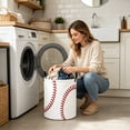 thumbnail image 4 of EQWLJWE Bacs de Rangement, Organisateur de Sacs de Rangement, Panier de Rangement Rond avec Imprimé Sphérique et Panier à Linge Cylindrique pour Usage Domestique, 4 of 6