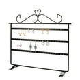 thumbnail image 2 of fastboy Earrings Holder Multi Layers Hanging Rack Large Capacity Jewelry Storage Organizer Jewelries Stand Bracket for Home Black, 2 of 6