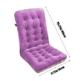 thumbnail image 3 of Hmgxay Seat Cushion for Home Use, 18"x40" Tufted Floor Pillow for Living Room, Tatami Office Chair Pad, Breathable and Comfortable Recliner Cushion(Purple), 3 of 6