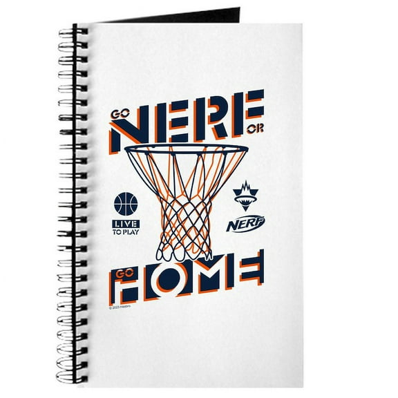 CafePress - Go Nerf Basketball - Spiral Bound Journal Notebook, Personal Diary Dot Grid