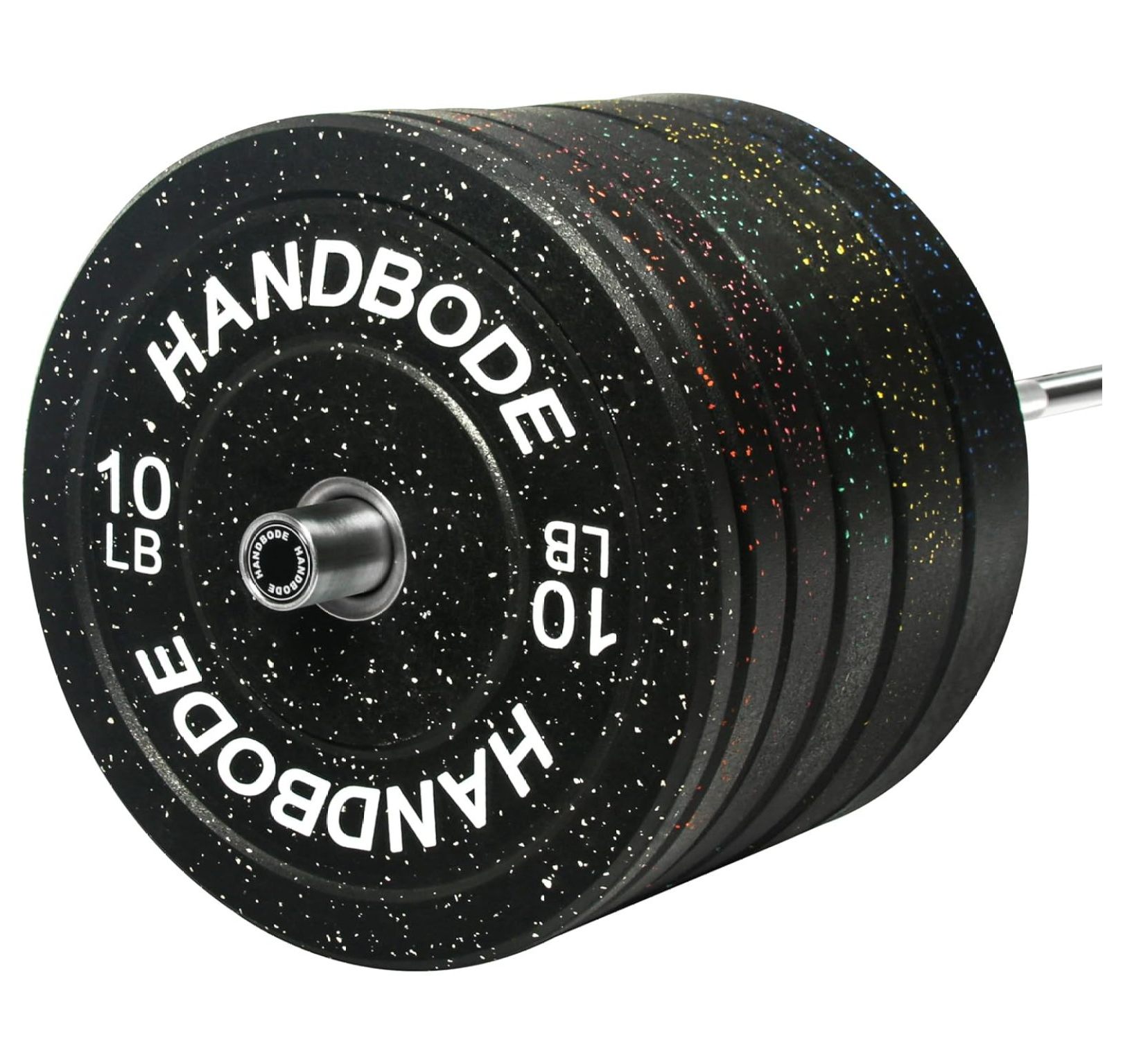 SONGMY Bumper Plates High-Bounce Olympic Weight Plates, Colored crumb rubber plate for Weight Lifting and Strength Training