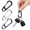 thumbnail image 5 of 20pcs Lobster Clasp Buckle Keychian Mini Carabiners Outdoor Camping Hiking Buckles Alloy Spring Snap Hooks Keychains Tool Clips, 5 of 5