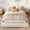 Beige, variant on Full Size Cloud Upholstered Platform Bed Frame, Lamb Wool Wrap, No Box Spring Needed, Easy Assembly, Noise-Free Stable Steel Slat Bed Base