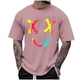 thumbnail image 2 of Njoeus Workout Shirts For Men Oversized Tshirts For Men Men'S Graphic Tees Hip Hop Funny Print Mens Big & Tall Short Sleeve T Shirts Summer Tee Top Casual Streetwear S-5Xl 4Th Of July Shirts For Men O, 2 of 4
