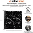 thumbnail image 2 of Papel Tapiz Azulejo Mármol Rollo Vinil Adhesivo 10m X 60cm Negro Brillante con Blanco Piedra, 2 of 7