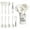 white, variant on Kitchen utensils set Kitchen silicone utensils spatula set, kitchen utensils spoon silicone heat resistant set-white