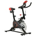 thumbnail image 1 of Soozier Vélo d'Exercice Vertical Vélo d'Intérieur Cardio Entraînement Machine de Cyclisme Équipement de Mise en Forme pour Gym à Domicile avec Résistance Réglable Volant d'Inertie Moniteur LCD, 1 of 8