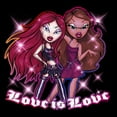 thumbnail image 2 of Junior's Bratz Love is Love  Graphic Tee Black Small, 2 of 3