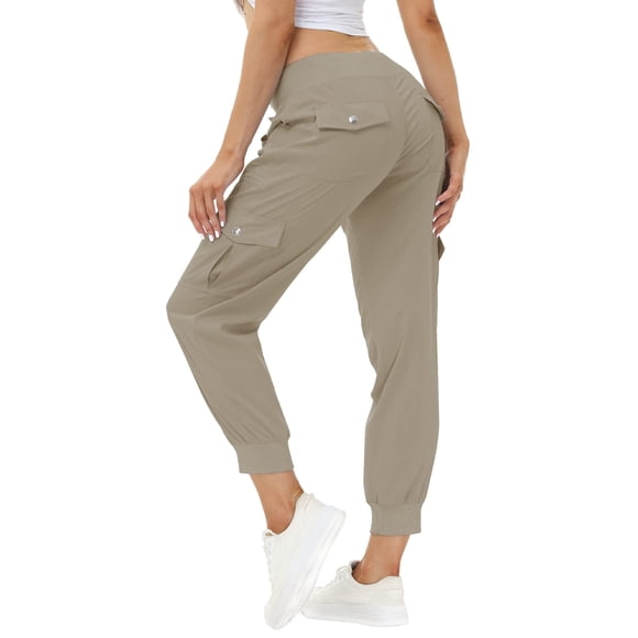 Pantalones cargo MoFiz para mujer, pantalones deportivos de senderismo ligeros para verano