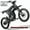 GT73 Black, variant on Riding'times GT54 Electric Dirt Bike for Teens Adults,2000W 48V27AH 37MPH,14"/12" Fat Tire,Dual Hydraulic Brakes Mountain Off-Road Ebike UL2849