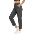 thumbnail image 6 of 7/8 Business Casual Pants for Women Dressy Casual Athletic High Waist Bottoms with Pockets Workout Exercise Pants, L, 6 of 9