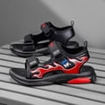 thumbnail image 6 of TOWED22 Boy's Sport Athletic Sandals Comfort Open Toe Casual Outdoor Summer Shoes - Toddler/Little Kid/Big Kid(Red,11), 6 of 9
