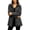 Dark Gray-jackets, variant on Long Raincoat for Women, Waterproof Hooded Zip up Coats, Tunic Fashion Outdoor Windbreaker Travel Jacket