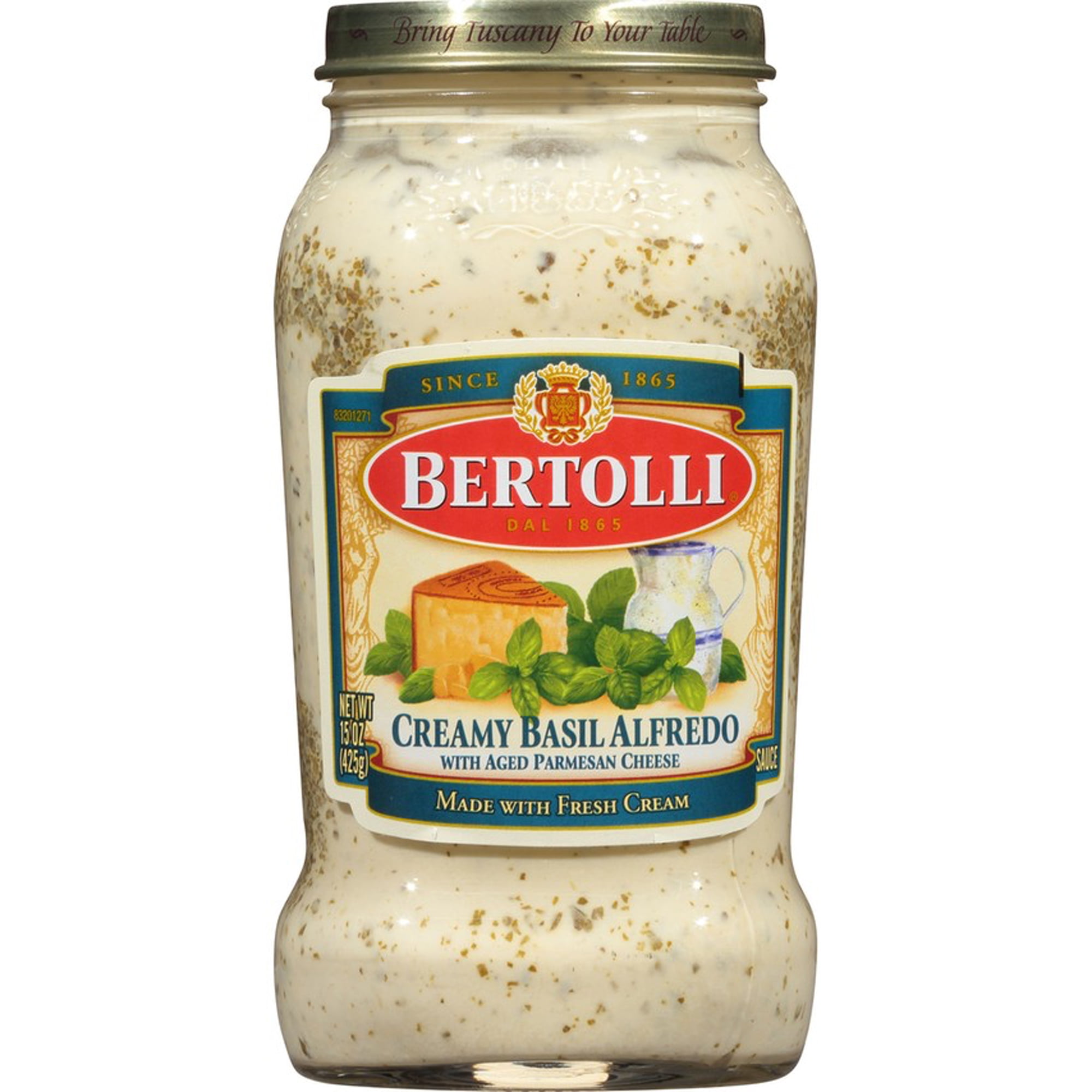 Bertolli Creamy Basil Alfredo Sauce, 15 oz. - Walmart.com - Walmart.com