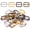 Silver, Bronze, Gold, Gun-Black, variant on Universal 60Pcs 1 Inch Heavy Duty Metal O Rings Webbing Belts Buckle Assortment