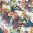 thumbnail image 4 of Chezmoi Collection Passion 3-Piece Floral Quilt Set Queen, Multicolor Purple Red Blue White Gray Yellow Waterbrush Printed Microfiber Lightweight Bedspread Set for All season, 4 of 9