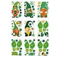 thumbnail image 2 of De Decoración Adhesiva Para Ventana, Pegatinas De Trébol Para Ventana, Adhesivos De La Suerte De Elfo Verde Para Decoración De Festival, Hogar, Escuela, Aula 9 Hojas Yuarrent HA043984-02, 2 of 6
