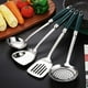 thumbnail image 1 of Juego de utensilios de cocina de acero inoxidable – cuchara de cocina, espátula para sartén, cucharón para sopa, colador • Resistente al óxido, apto para lavavajillas, mango ergonómico, 1 of 2