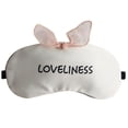 thumbnail image 1 of Bangcool Sleeping Mask Creative Letter Eye Mask Eye Shade with Ice Pack for Home Travel, 1 of 10