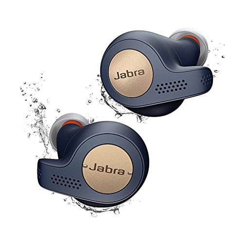 Jabra Elite Active 65t Auriculares deportivos inalámbricos verdaderos habilitados para Alexa con estuche de carga - Azul cobre (renovado)