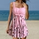 thumbnail image 2 of MKLEKYY Trajes De Baño Mujer Curvy Women'S Swimwear Tankini 2 Piece Normal Swimsuit Backless 2 Piece Printing Adjustable Print Color Padded Strap Bathing Suits Sexy Vacation Beach Wear 751, 2 of 6