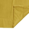 thumbnail image 5 of TWOPAGES Room Darkening Velvet Pinch Pleated Curtain Soft Drape for Bedroom, 1 Panel, 52"x84", Yellow, 5 of 5