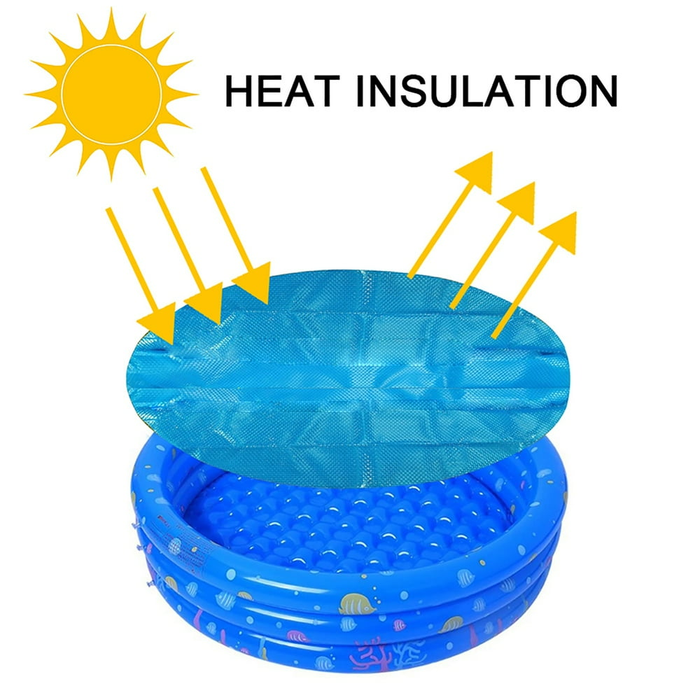 will a tarp heat a pool