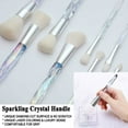 thumbnail image 4 of Sistema de cepillo del maquillaje, cerdas sintéticas cristalinas del maquillaje de 10 PCS, 4 of 5