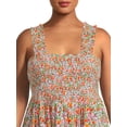 thumbnail image 4 of Terra & Sky Women's Plus Size Smocked Sun Dress, 4 of 5