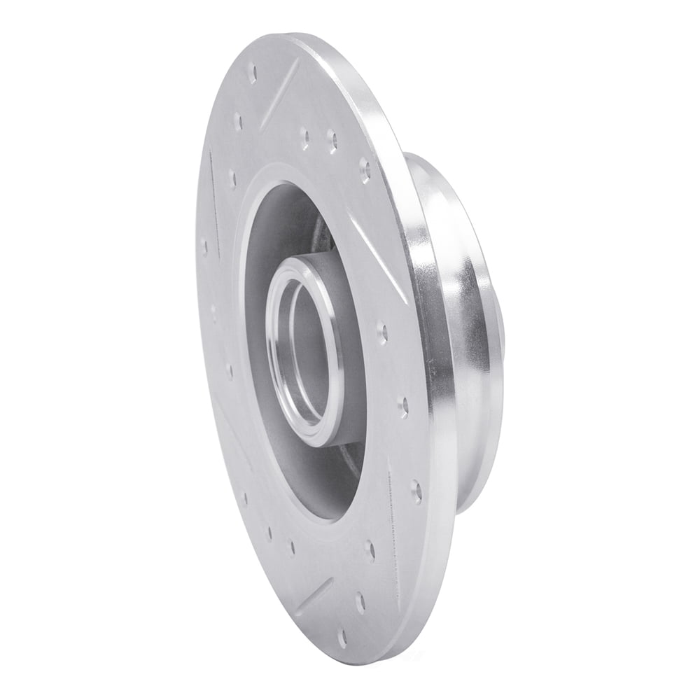 Dynamic Friction Company 631-74005R DFC Brake Rotor - Drilled And Slotted - Silver