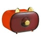 thumbnail image 3 of Estuche decorativo para pañuelos faciales, impermeable, adorable, práctico y a prueba de polvo. Naranja, 3 of 9