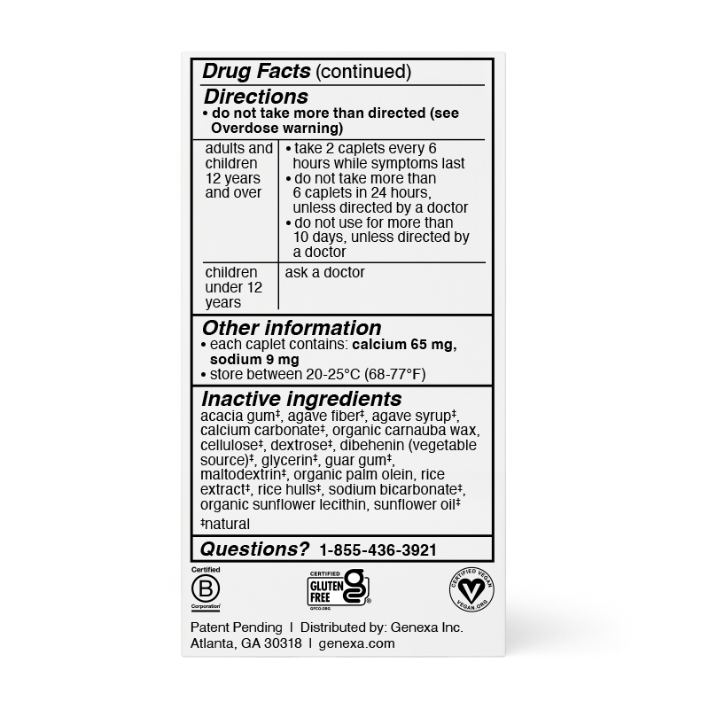 Buy Genexa Extra Strength Acetaminophen Pain Relief & Fever Reducer