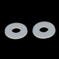 thumbnail image 2 of Unique Bargains M4 x 10mm x 1mm Nylon Flat Insulating Washers Gaskets Spacers White 400Pcs, 2 of 2