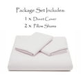 thumbnail image 3 of Chanasya Duvet Cover Queen Set Ultra Soft Solid 3-Piece Bedding - Luxurious Silky Soft Brushed Microfiber Comforter Cover Combo- Zipper Closure (1 Duvet Cover & 2 Pillow Sham) Rose Dust - Queen, 3 of 3