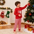 thumbnail image 3 of HYCLES Girls Christmas Pajamas Toddler Boy Kids Holiday Pajamas Set Santa PJS Size 2T-12Y Winter Sleepwear Children Clothes, 3 of 5