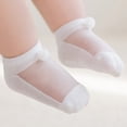 thumbnail image 6 of LYMAYTER 3 Pack Toddler Princess Socks Girls Frilly Versatile Socks Summer Mesh Cute Dress Socks 0-5Y, 6 of 7