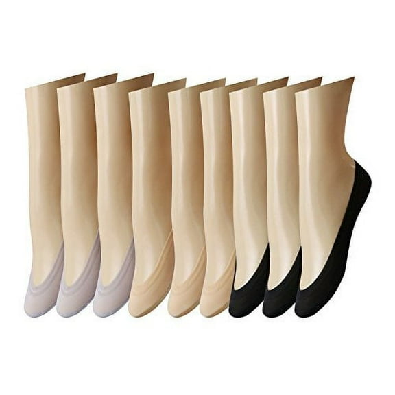Caudblor Women's No Show Liner Socks-No Show Ultra Low Socks Women for Flats High Heels,9 Pack