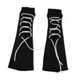 thumbnail image 2 of Calcetines holgados para muñecas en miniatura 1/6, fácil instalación, versátil decoración de juguetes, elegante para cosplay, regalo para muñecas de Blanco y negro, 2 of 8