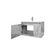 thumbnail image 2 of Gabinete Para Baño Con Lavabo STANNIS Flotante Minimalista, 2 of 6
