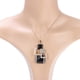 thumbnail image 3 of Fashion Geometric Pendant Long Necklace Sweater Chain Chic Jewelry for Women (Gray), 3 of 3